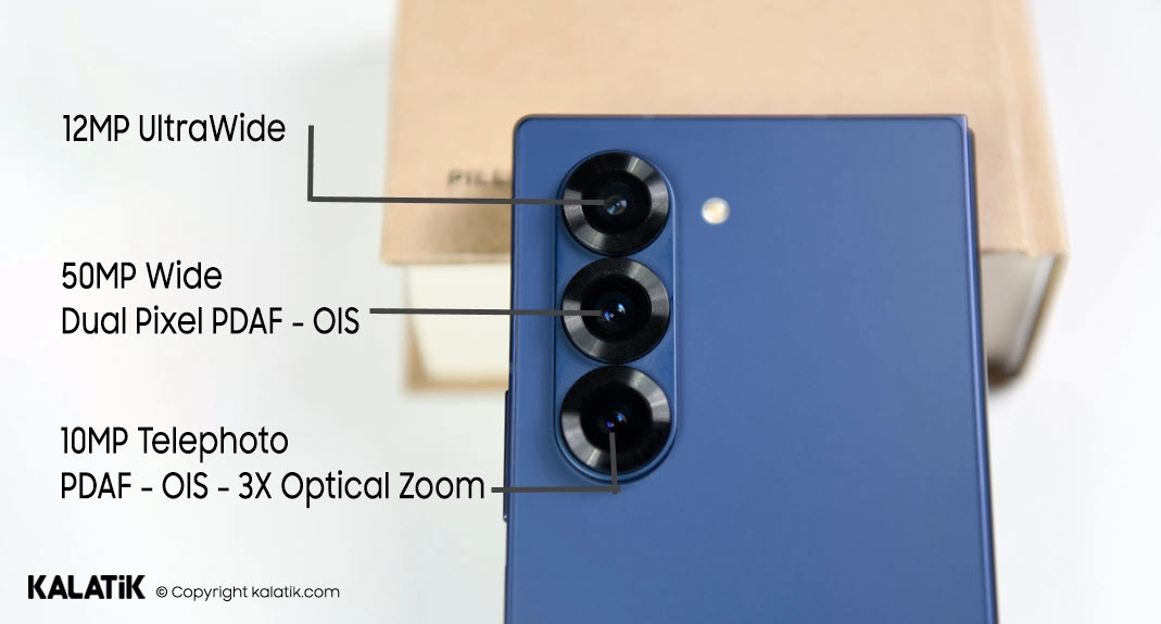 مشخصات دوربین اصلی galaxy Z Fold 6